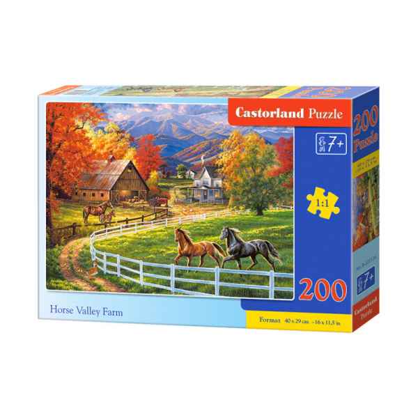 Пъзел Castorland, Долината на конете 200 части-ziZlj.jpg