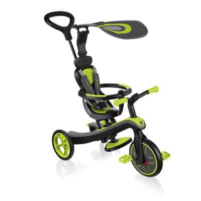 Триколка 4 в 1 Globber Trike Explorer, зелена