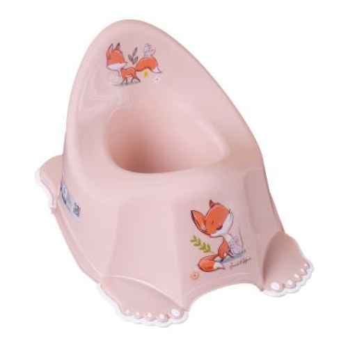 Бебешко анатомично музикално гърне Chipolino Горска приказка, Розово