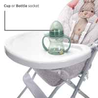 Столче за хранене Lorelli COOKIE, Marble grey flying friends-znADw.jpeg