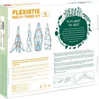 Бамбуков конструктор Hape Flexistix, Комплект кули, 132 части-zr1fY.jpeg