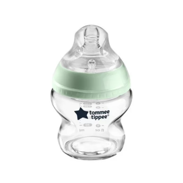Стъклено шише за хранене Tommee Tippee Easi-Vent 0м+, 150 мл-zrH2k.png