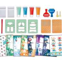 Творчески комплект Hape, Забавно рисуване с гъба и шаблони, 16 части-zrn6c.jpeg