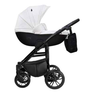 Комбинирана бебешка количка 3в1 Tutek GRANDER Play, White Black Eco