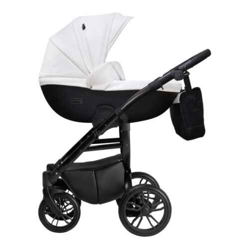 Комбинирана бебешка количка 3в1 Tutek GRANDER Play, White Black Eco