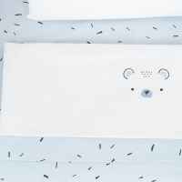 Бебешки спален комплект за мини-кошара Kikka Boo 5 части, Bear with me Blue-zy43t.jpg